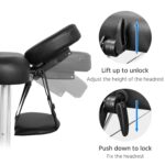 LIVIKON Foldable Massage Table - Aluminum - Image 2