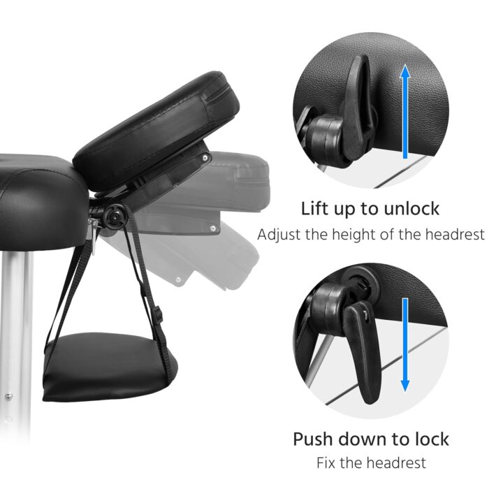 LIVIKON Foldable Massage Table - Aluminum - Image 2